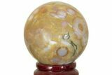 Multi-Colored Ocean Jasper Sphere - New Deposit! #206635-2